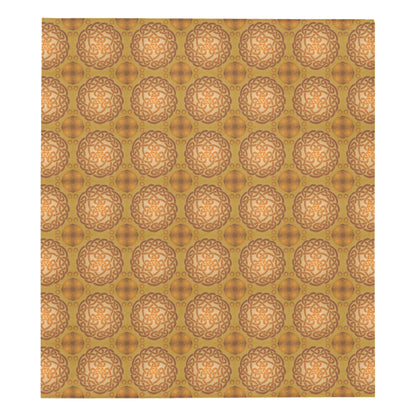 Celtic Pattern Print Design 01 Premium Quilt