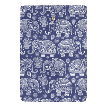 White Elephant Mandala Women's Trifold Wallet