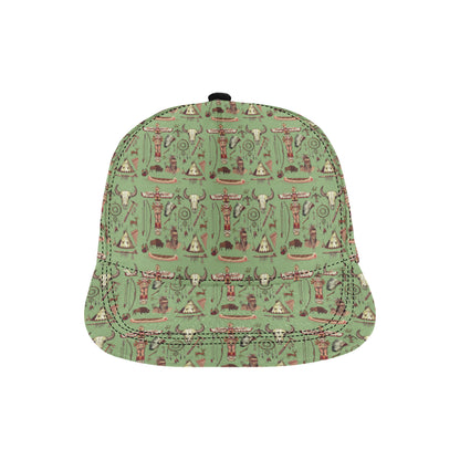 Native Indian Themed Design Print Snapback Cap