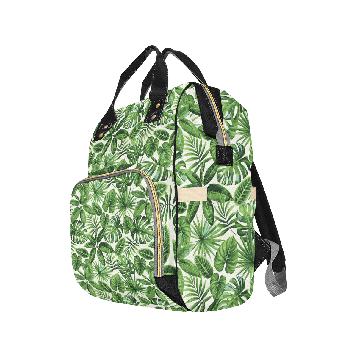 Tropical Flower Pattern Print Design TF013 Diaper Bag Backpack