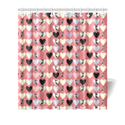 Chihuahua Pattern Print Design 01 Shower Curtain