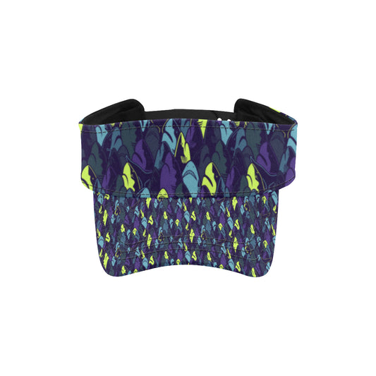 Shark Neon color Print Unisex Sun Visor
