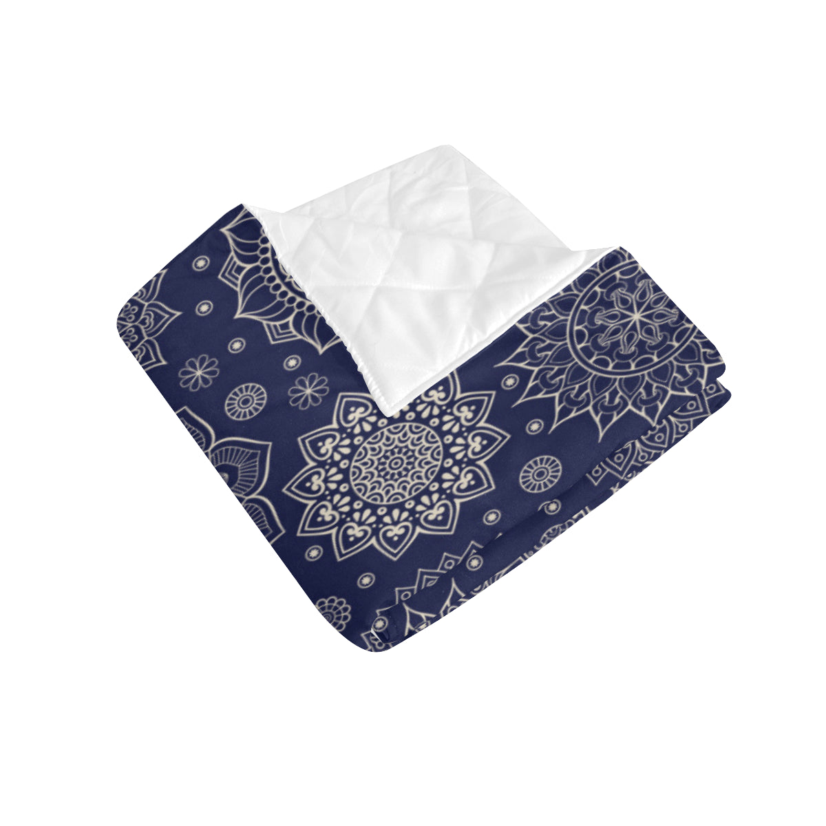 Mandala Pattern Print Design 02 Premium Quilt