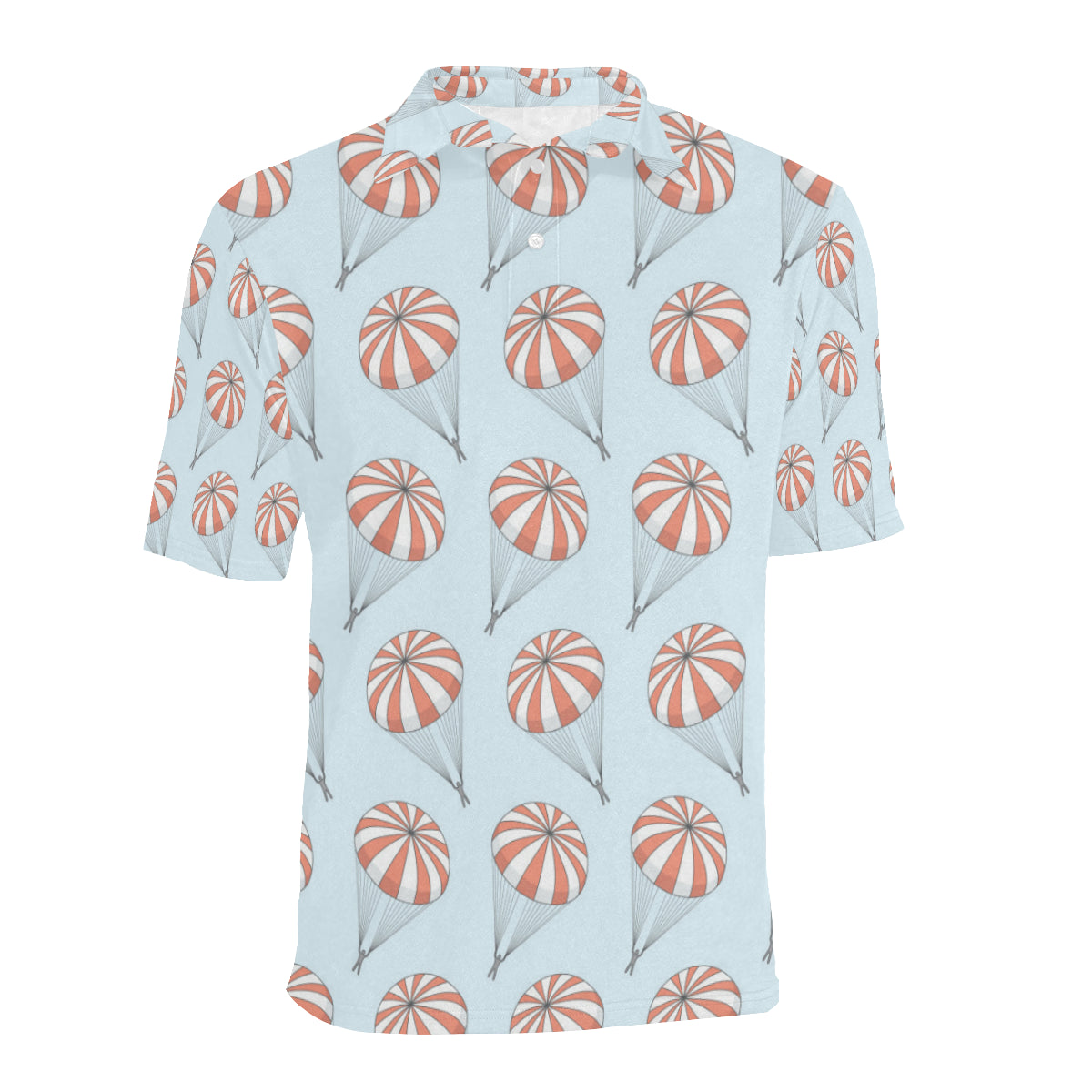 Skydiving Pattern Print Design 01 Men Polo Shirt