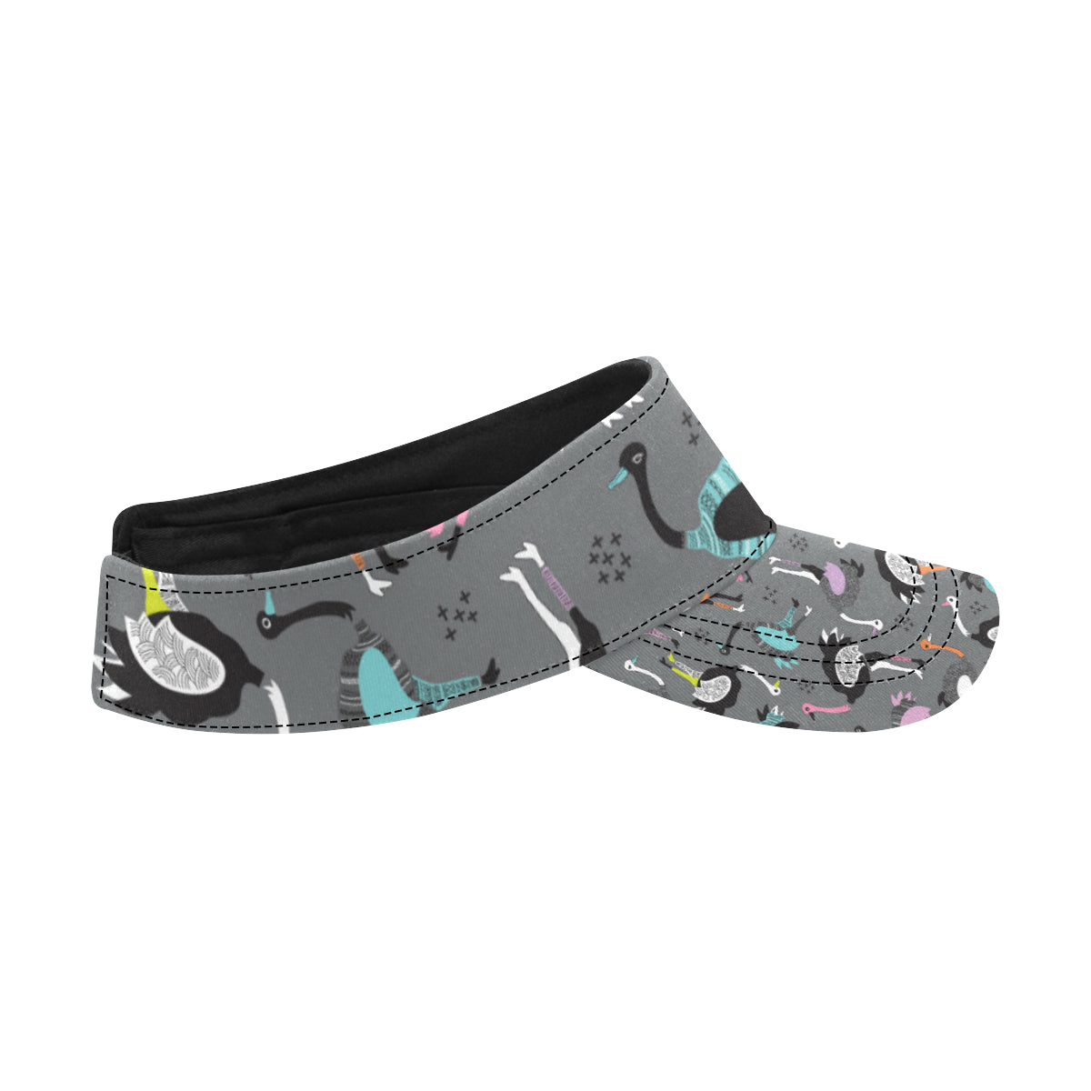 Ostrich Pattern Print Design 01 Unisex Sun Visor