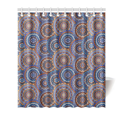 Mandala Boho Chic Design Print Shower Curtain