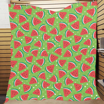 Watermelon Pattern Print Design WM05 Premium Quilt