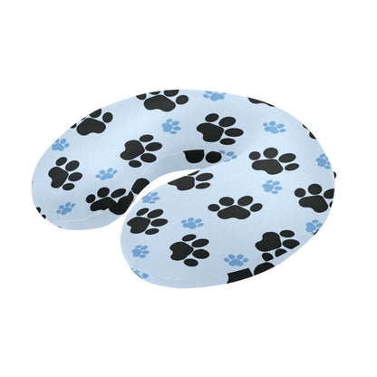 Paw Pattern Print Design A04 U-Shaped Travel Neck Pillow