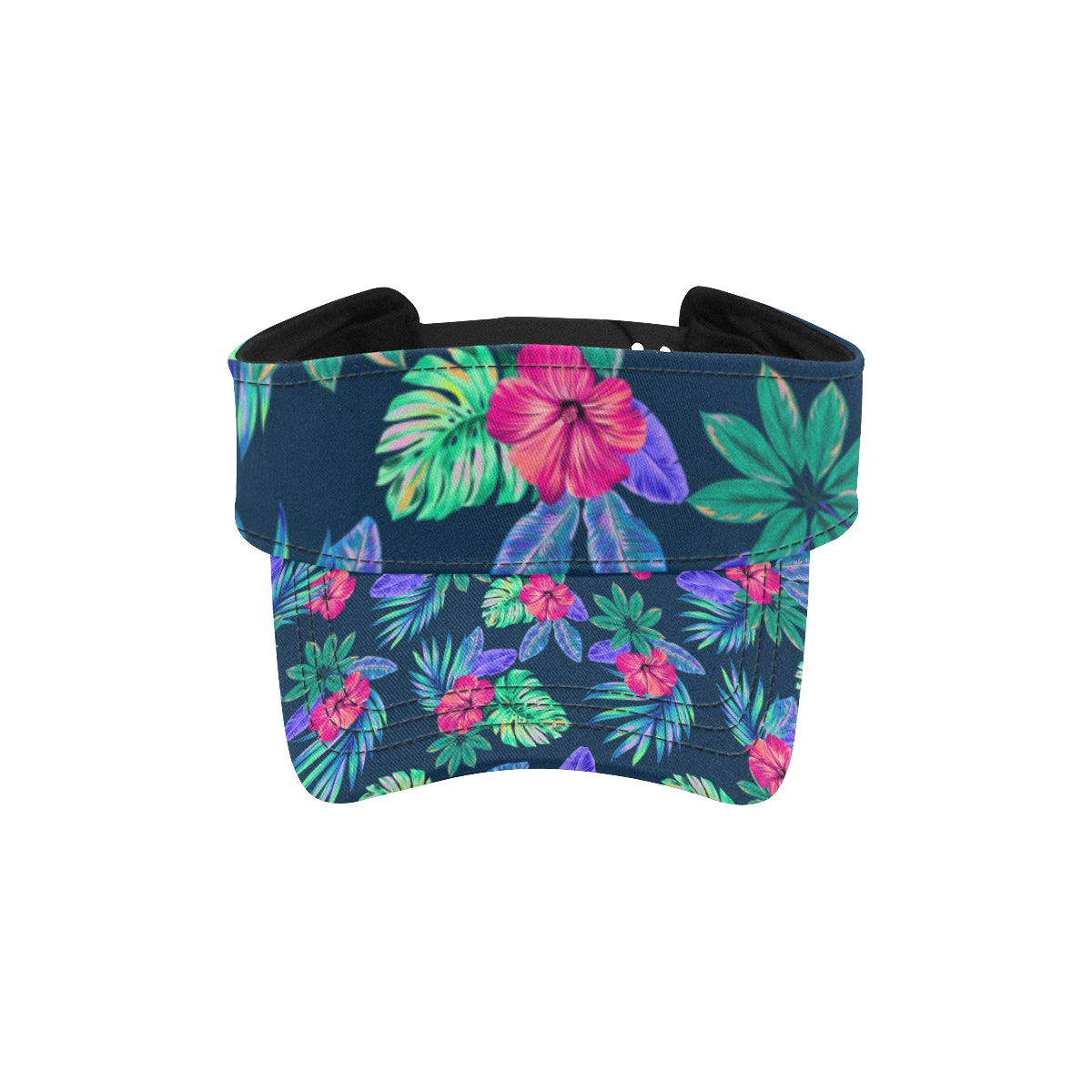 Tropical Flower Pattern Print Design TF09 Unisex Sun Visor