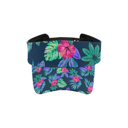 Tropical Flower Pattern Print Design TF09 Unisex Sun Visor