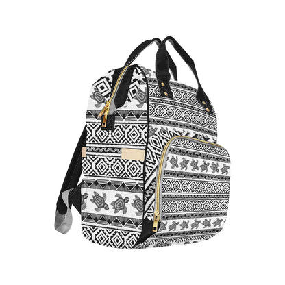 Sea Turtle Tribal Aztec Diaper Bag Backpack