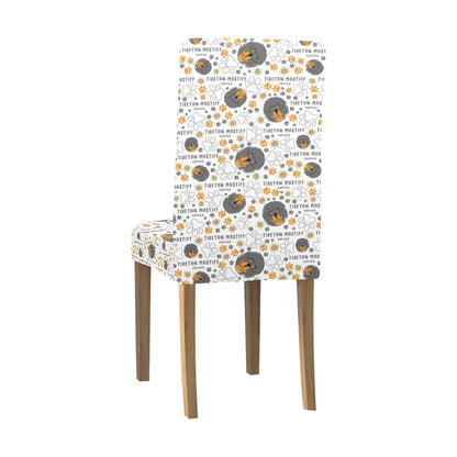 Tibetan Mastiffs Print Design LKS302 Dining Chair Slipcover