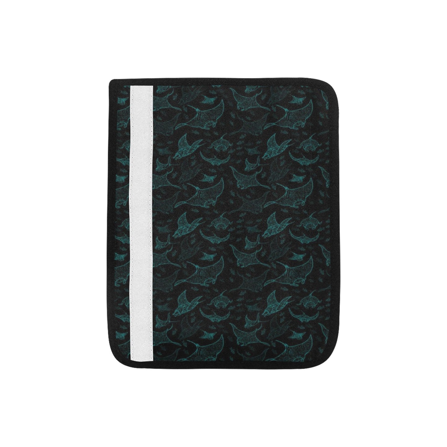 Manta Ray Print Design LKS402 Car Seat Belt Cover