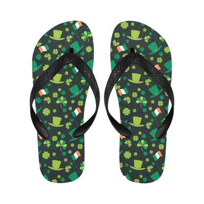 Shamrock Saint Patrick's Day Print Design LKS304 Flip Flops