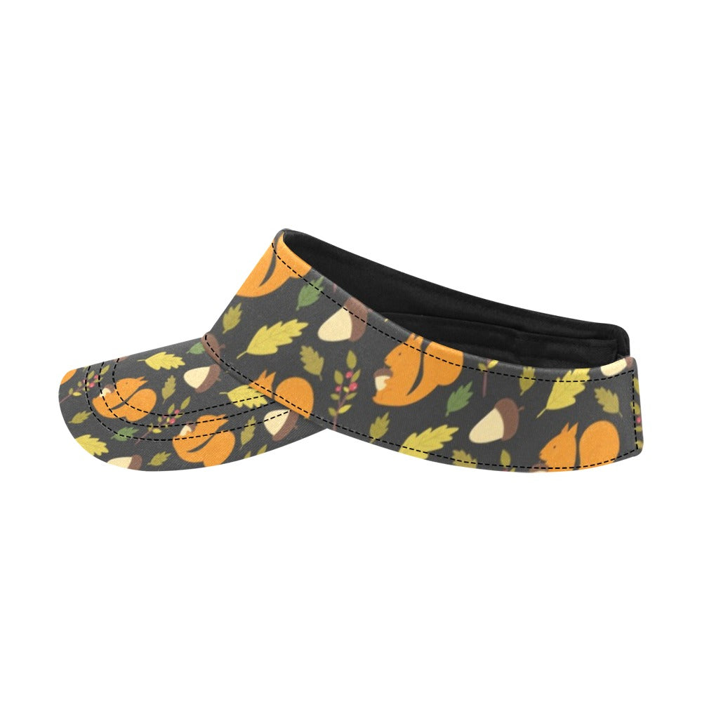 Squirrel Print Design LKS301 Unisex Sun Visor