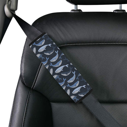 Whale Print Design LKS301 Car Seat Belt Cover