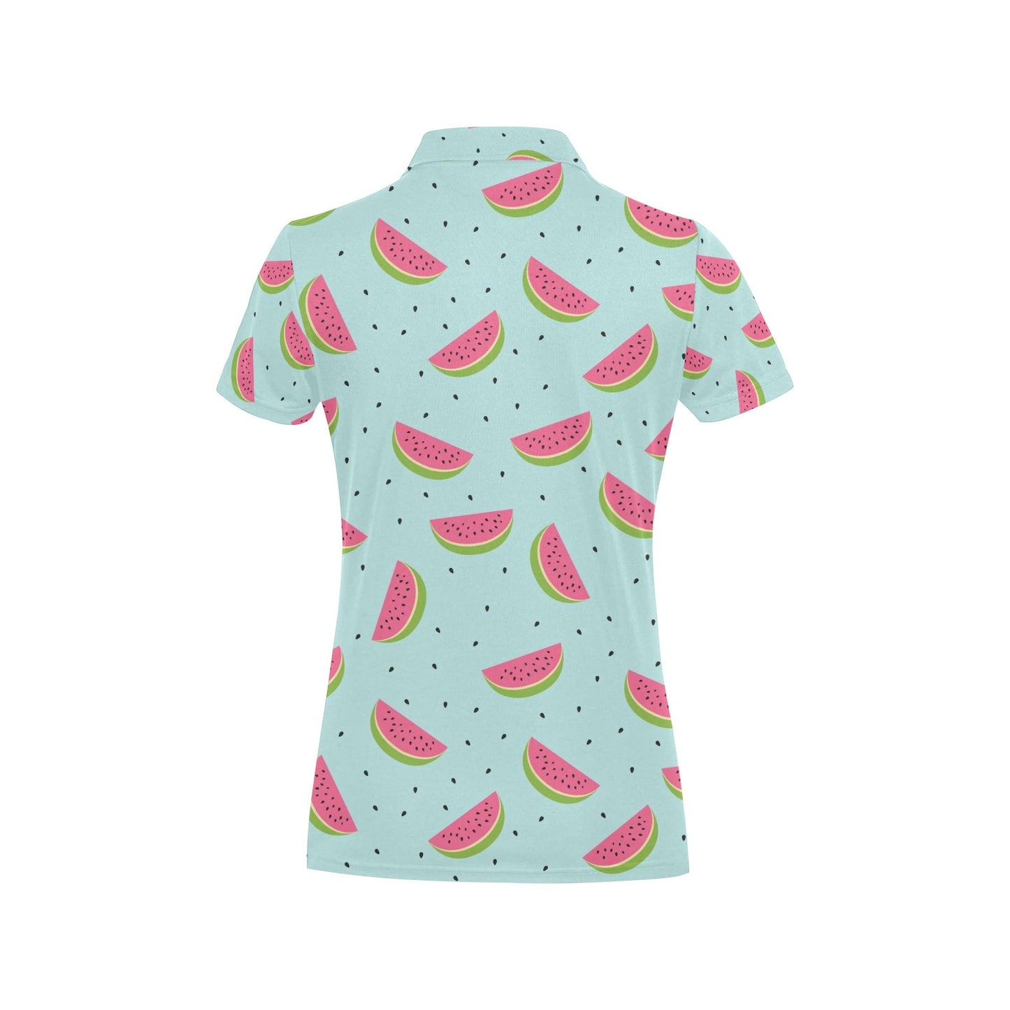 Watermelon Pattern Print Design WM06 Women's Polo Shirt