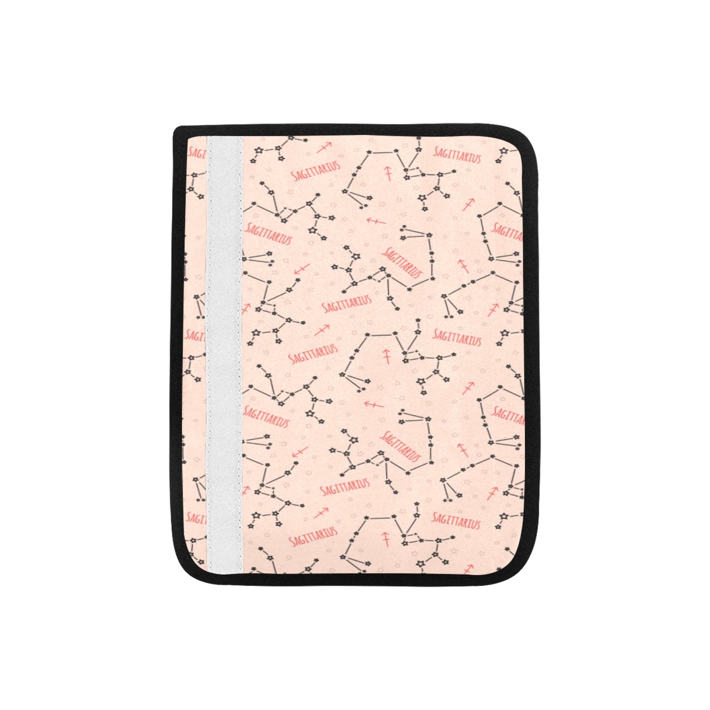 Sagittarius Star Print Design LKS302 Car Seat Belt Cover