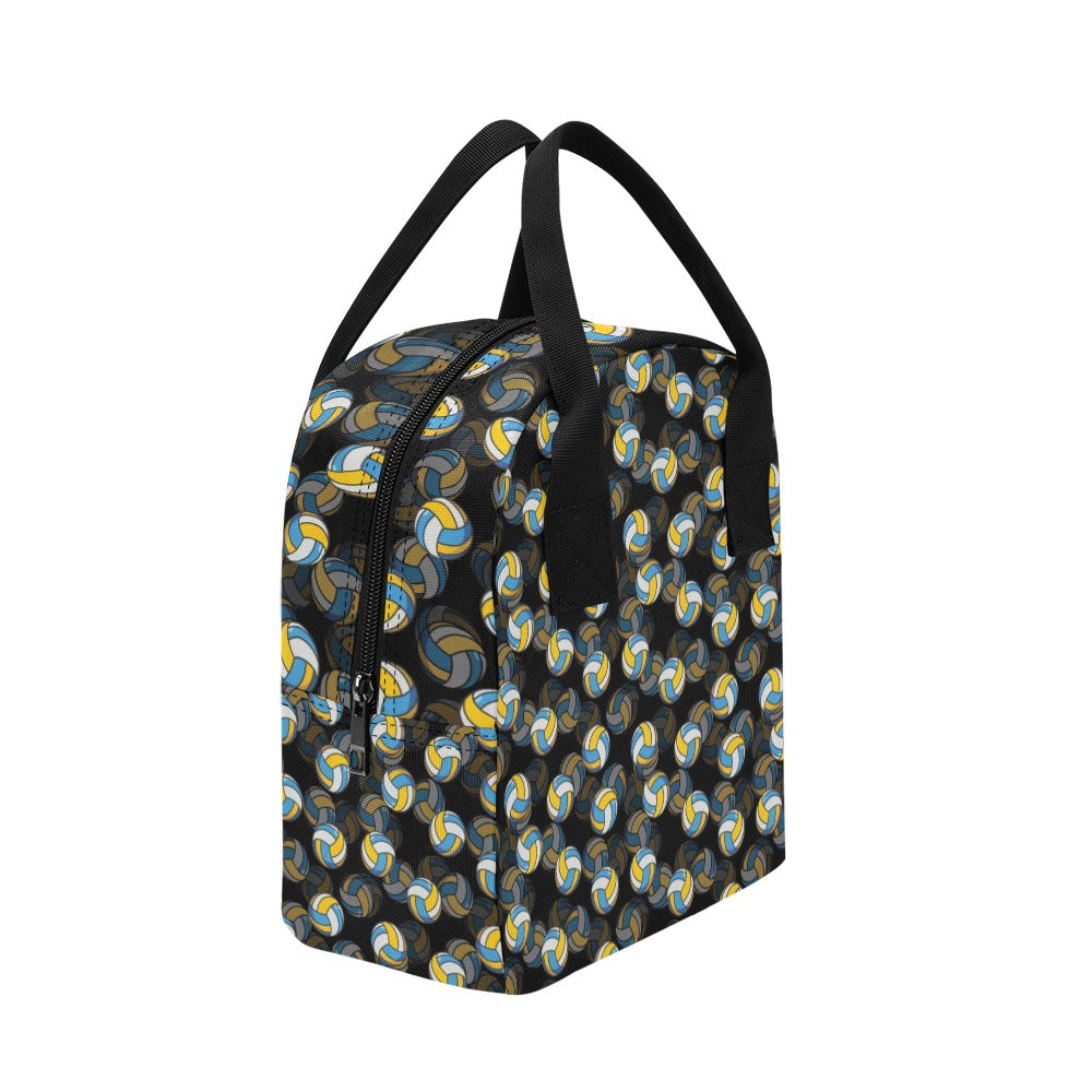 Volleyball Print Design LKS302 Insulated Lunch Bag