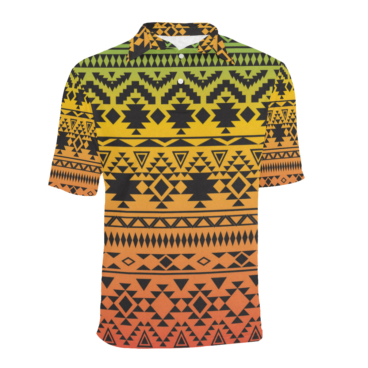 Rastafarian Pattern Print Design A04 Men Polo Shirt