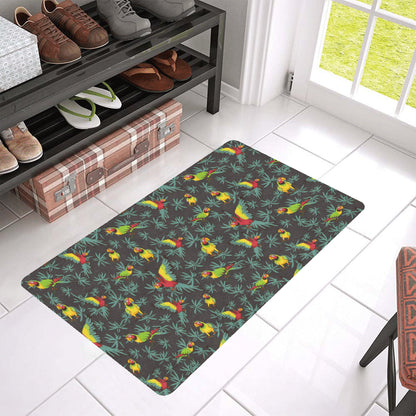 Parrot Themed Print Rubber Doormat
