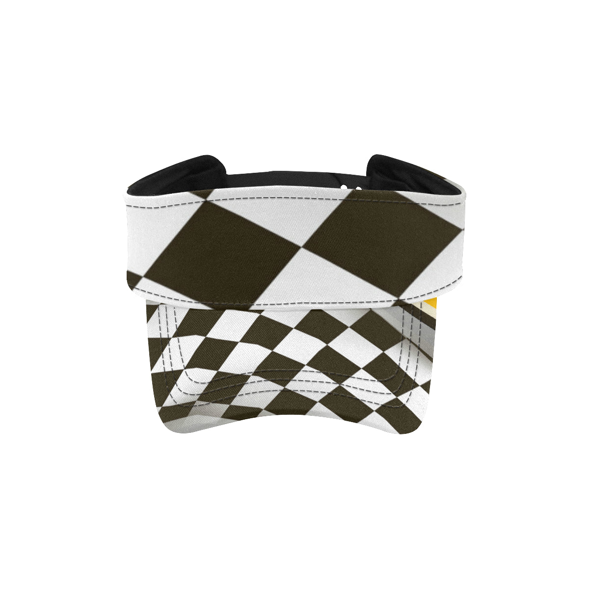Checkered Flag Racing Style Unisex Sun Visor
