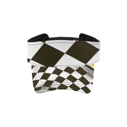 Checkered Flag Racing Style Unisex Sun Visor