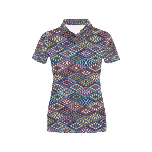 Southwestern Design Women's Polo Shirt