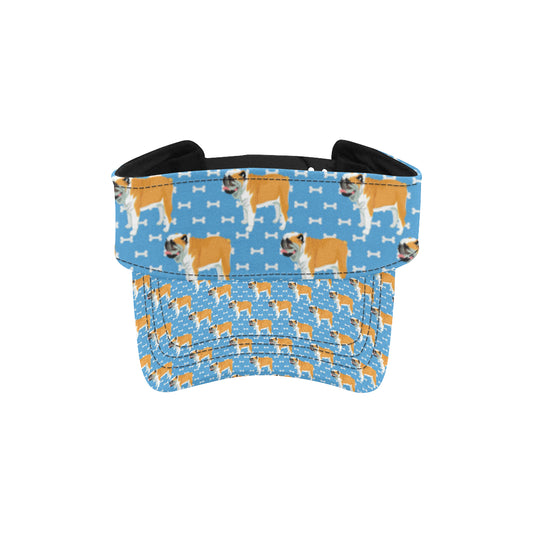 Bulldogs Pattern Print Design 06 Unisex Sun Visor