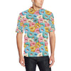 Donut Pattern Print Design DN01 Men Polo Shirt