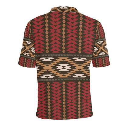 Native Pattern Print Design A02 Men Polo Shirt