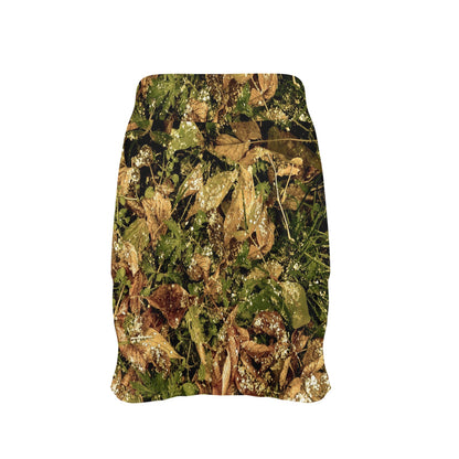 Camo Realistic Tree Forest Texture Print 17" Golf & Pickleball Skort with Pockets