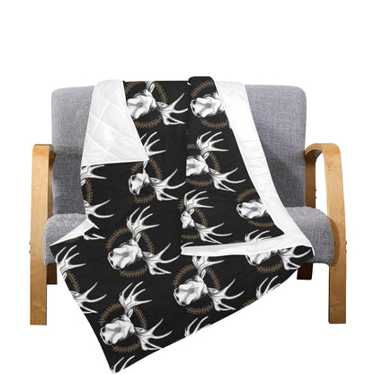 Moose Pattern Print Design 02 Premium Quilt