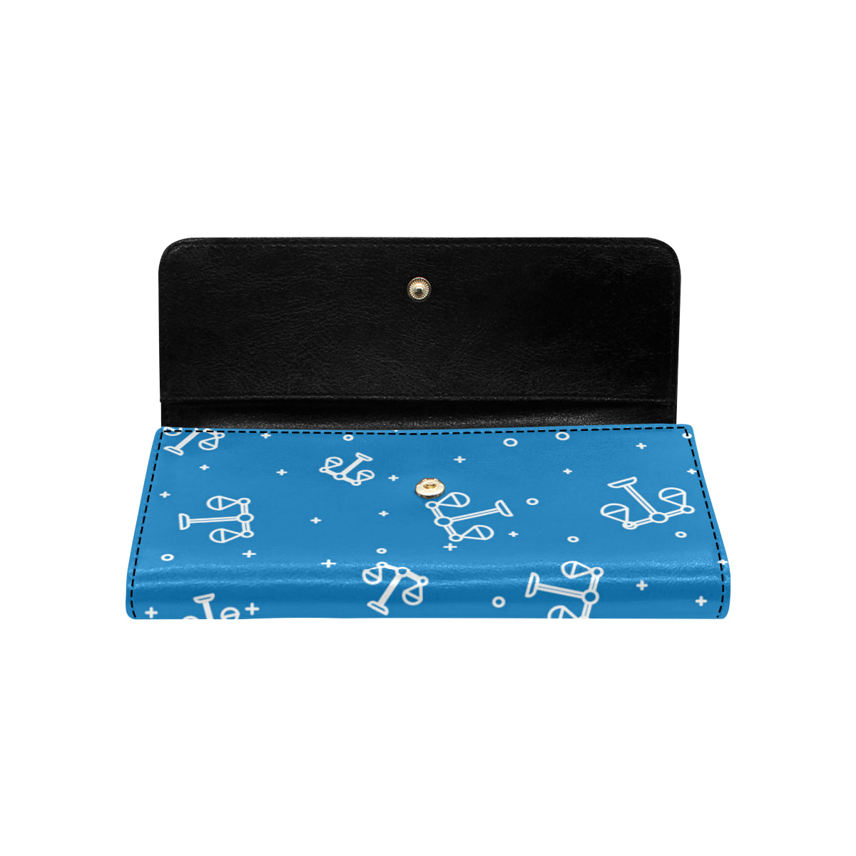 Libra Pattern Print Design 05 Women's Trifold Wallet