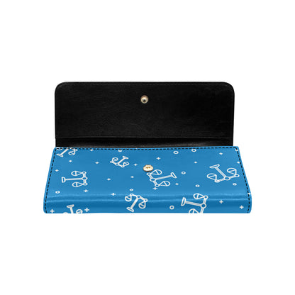 Libra Pattern Print Design 05 Women's Trifold Wallet