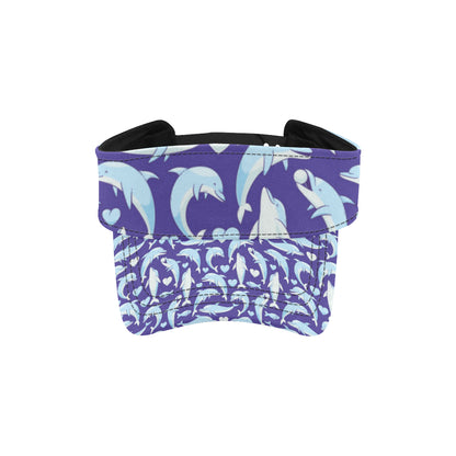 Dolphin Smile Print Pattern Unisex Sun Visor
