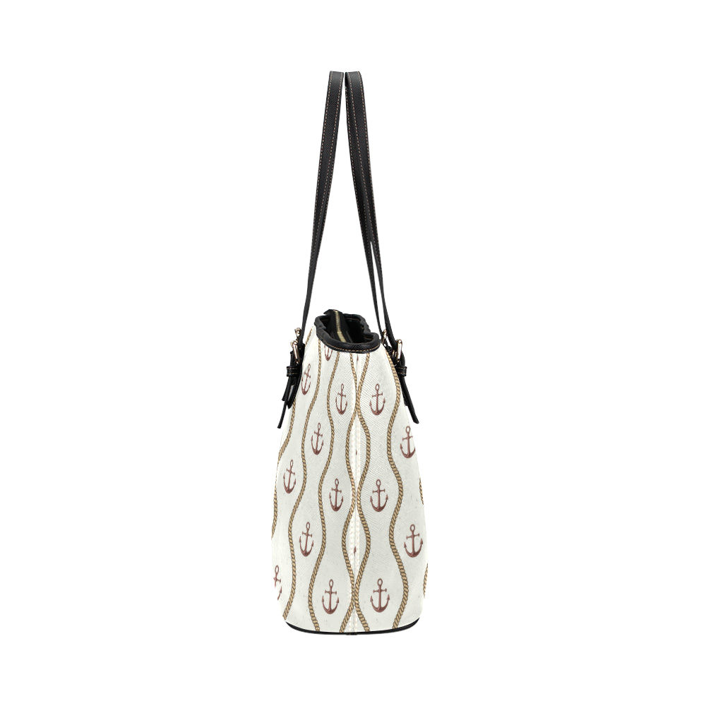 Anchor Classic Leather Tote Bag