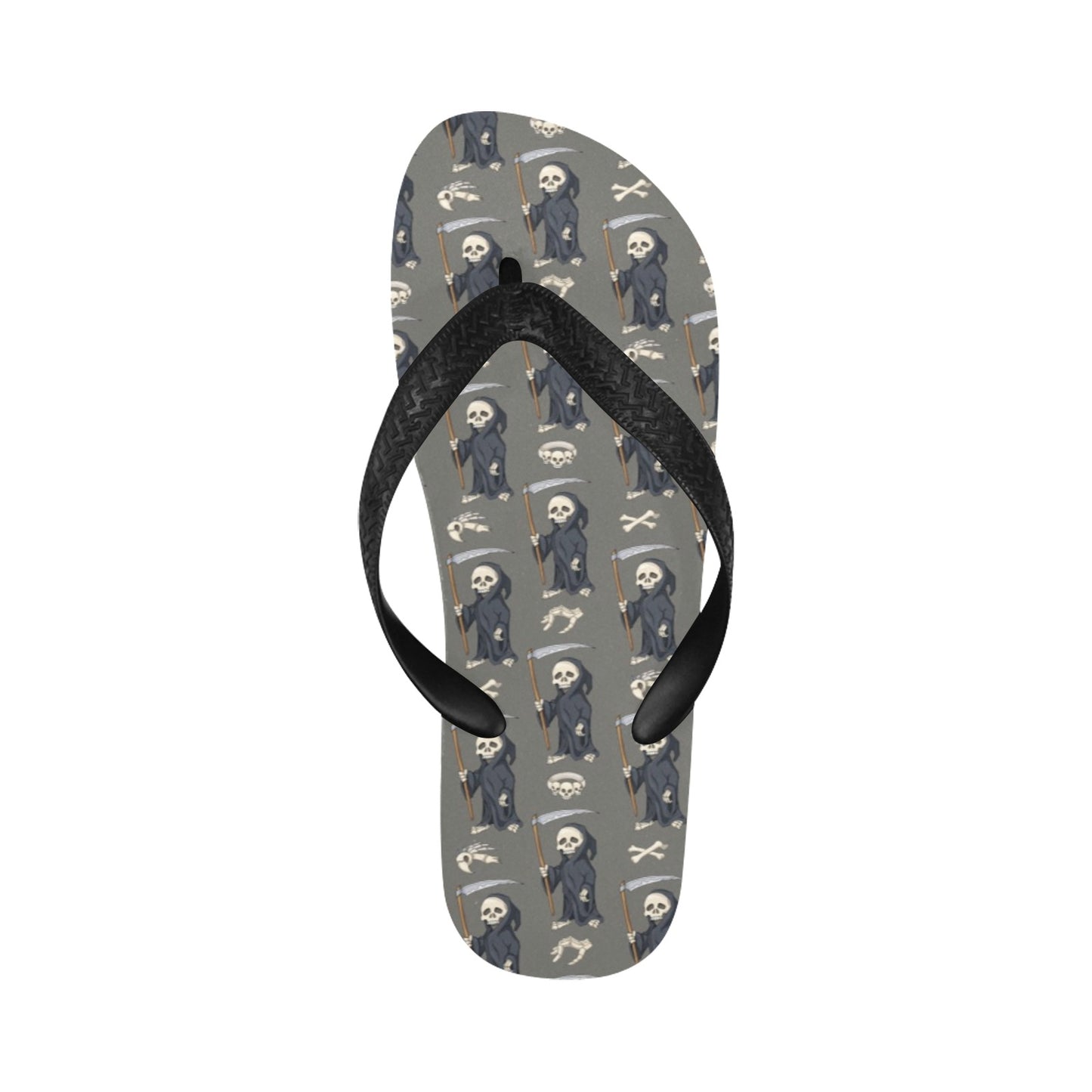 Skeleton Print Design LKS308 Flip Flops