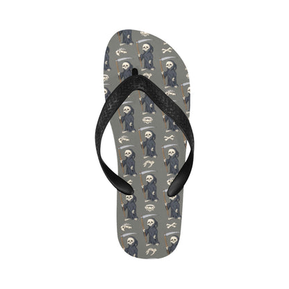 Skeleton Print Design LKS308 Flip Flops