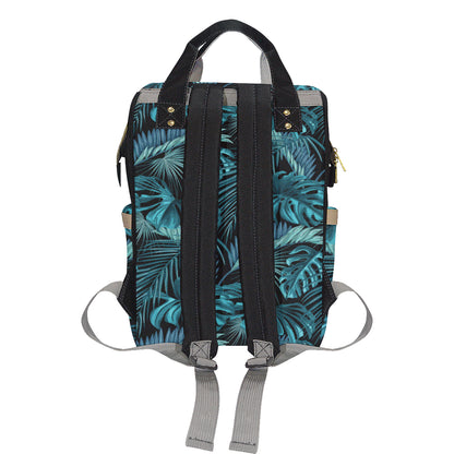 Palm Leaf Pattern Print Design A03 Diaper Bag Backpack