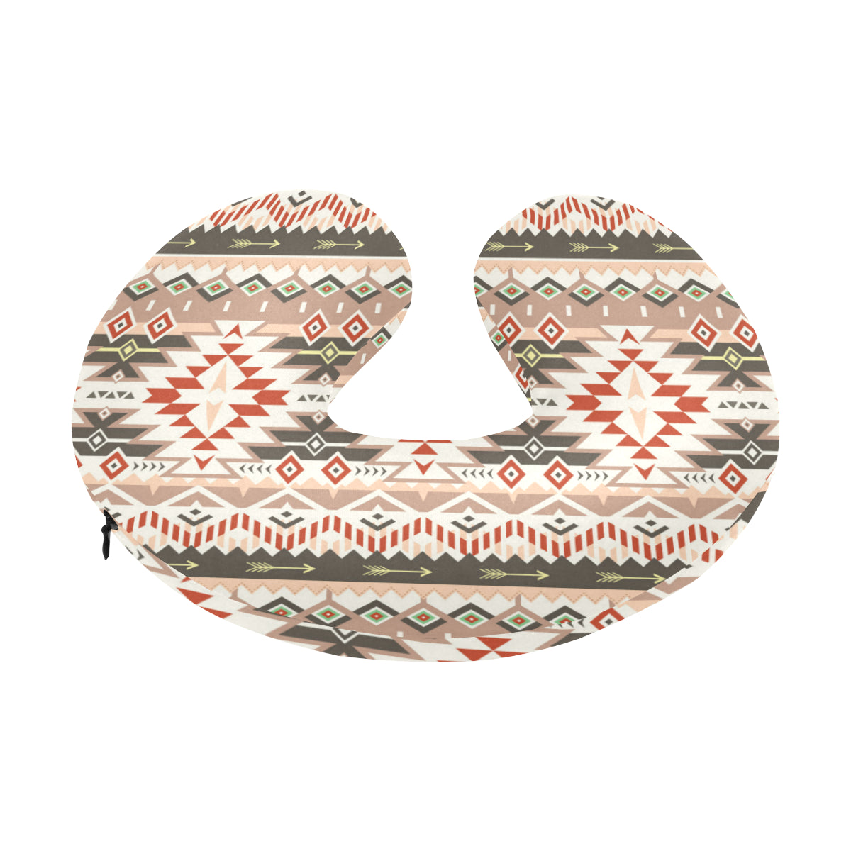 Aztec Pattern Print Design 05 U-Shaped Travel Neck Pillow