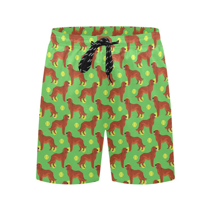 Setters Irish Print Design LKS302 Men's Swim Trunks Beach Shorts