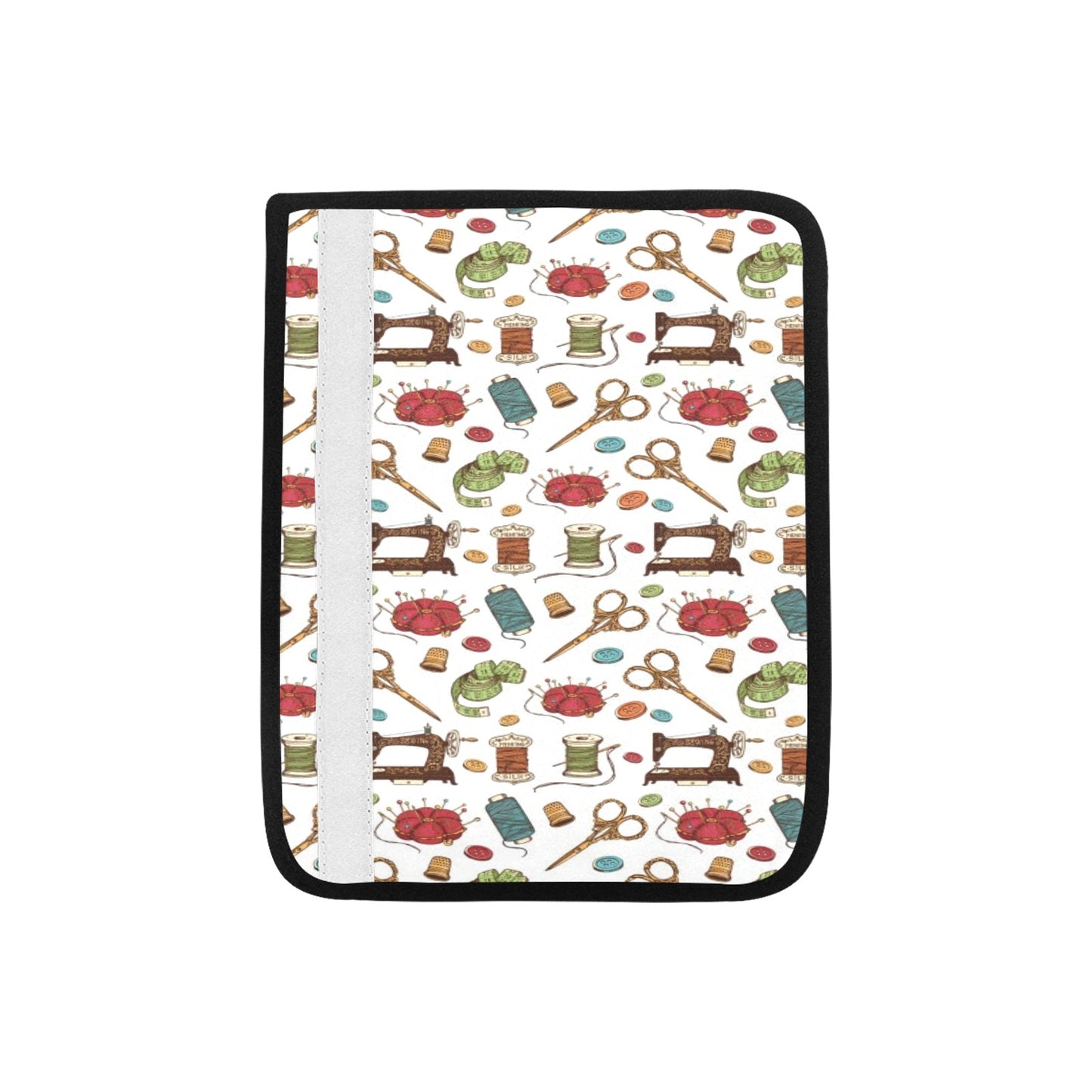 Sewing Equipment Print Design LKS304 Car Seat Belt Cover