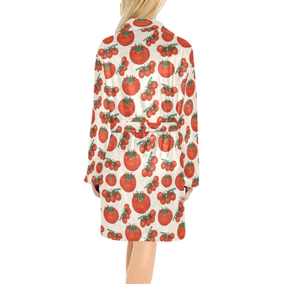 Tomato Print Design LKS302 Women's Fleece Robe