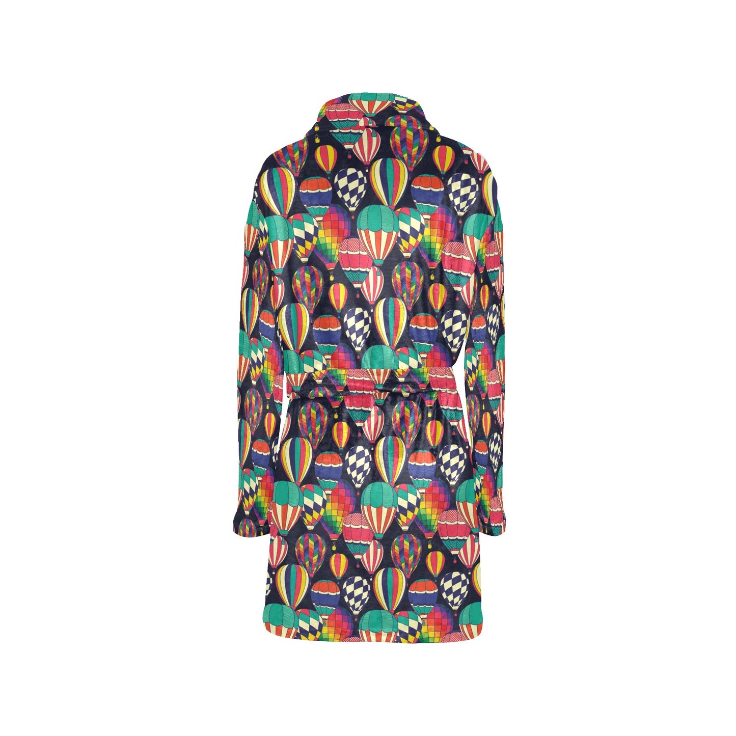 Ballon Pattern Print Design 02 Women's Fleece Robe