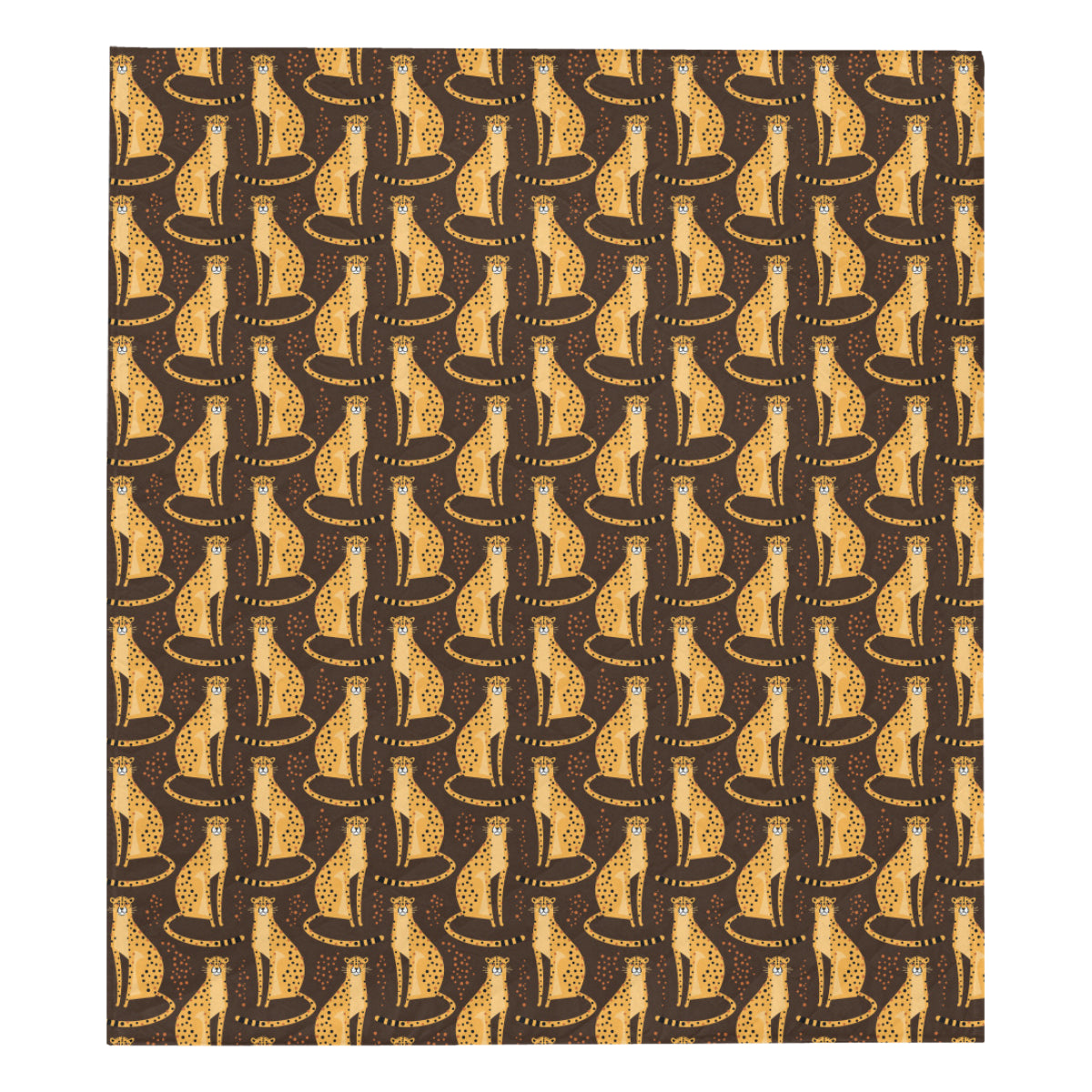 Cheetah Pattern Print Design 03 Premium Quilt