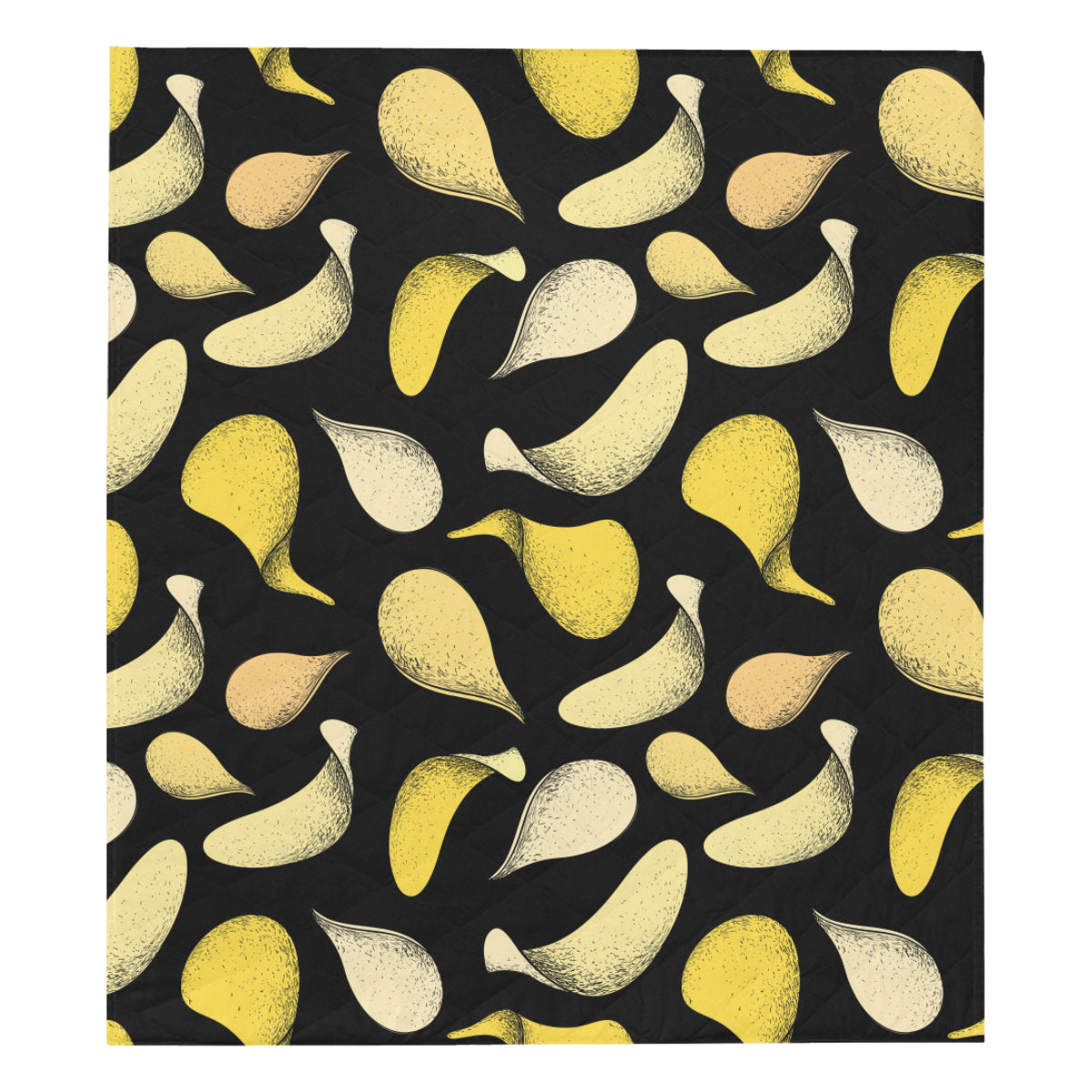 Potato Pattern Print Design A02 Premium Quilt