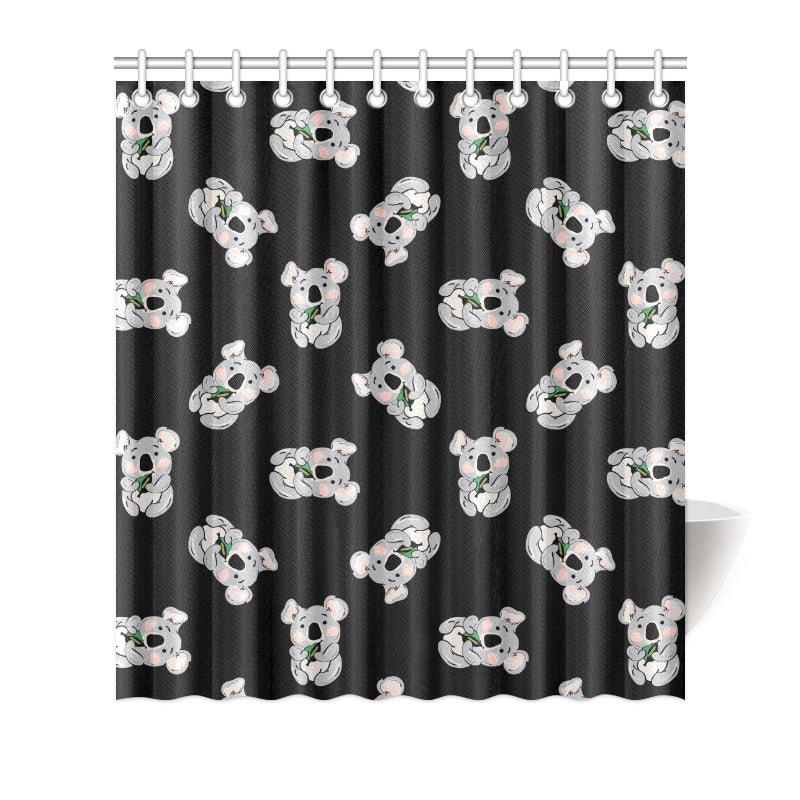Koala Pattern Print Design 05 Shower Curtain