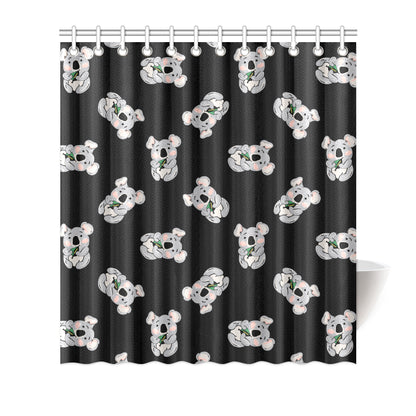 Koala Pattern Print Design 05 Shower Curtain