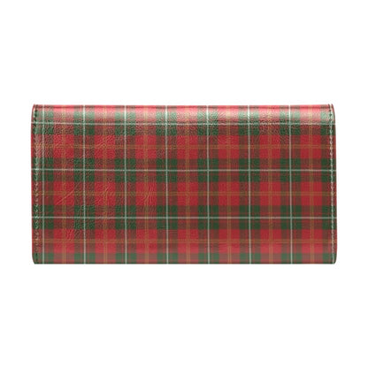 Holiday Tartan Plaid Pattern Women's Trifold Wallet